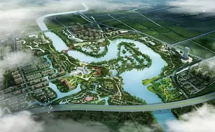 古运河三湾湿地公园 扬州公园 公园地产