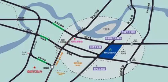 随着茶园新区经济的不断深入发展,该区作为重庆市规划建设中的新经济