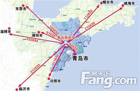青州,过潍坊后折向东南,经高密,胶州至青岛,引入青岛铁路枢纽红岛站图片