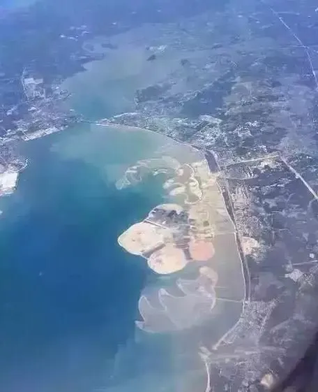 航拍中国海南海花岛最新工程进展 将于12.28开