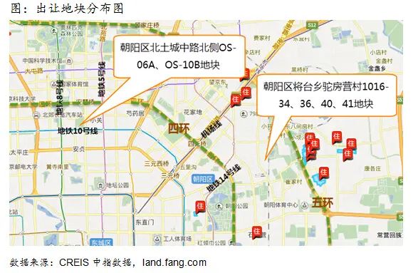 2015年的后一天,北京国土局再推两地,分别为朝阳区将台乡驼房营村1016