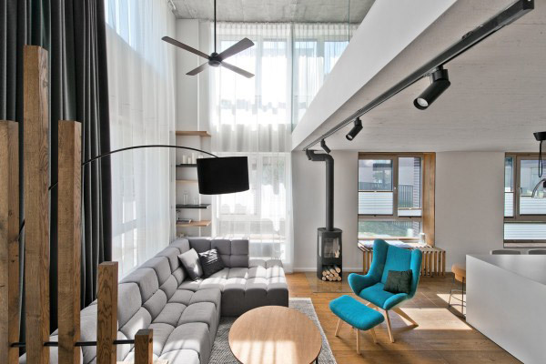 59平米loft公寓装修效果图 loft风格更显唯美主义