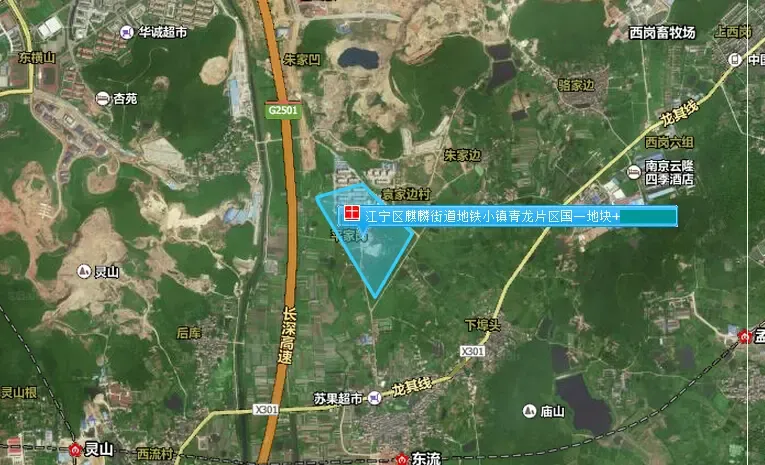 江寧區(qū)麒麟街道地鐵小鎮(zhèn)青龍片區(qū)國(guó)一地塊