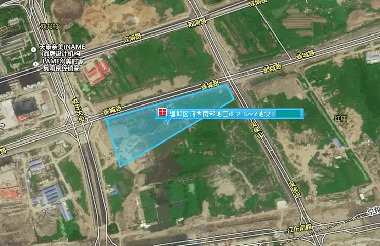 建鄴區(qū)河西南部地區(qū)D-2-5~7地塊