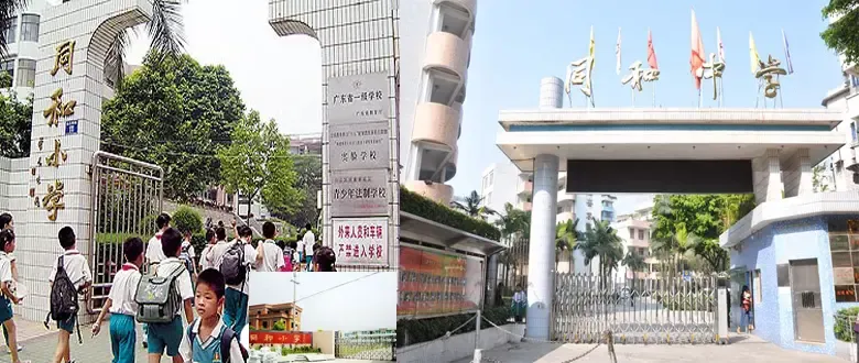 广州市部分省一级小学报名路段及对口中学