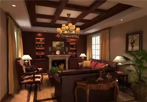 2016装修必火的美式客厅效果图 爱她就给她一个浪漫的家-家居快讯-北京搜房网家居装修