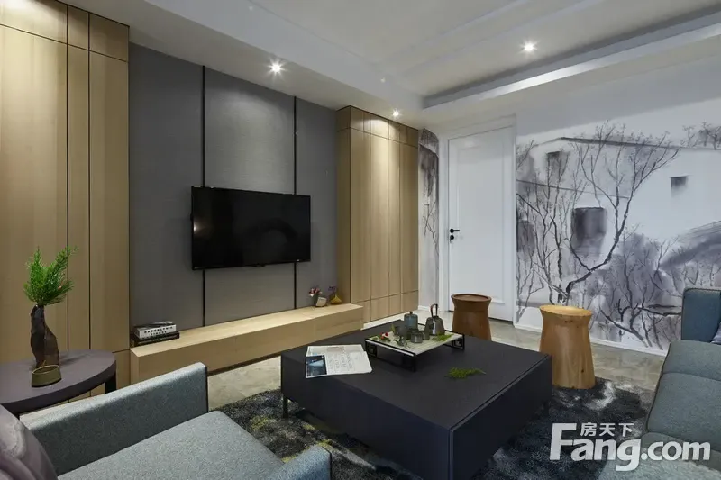 150平米大户型房子中式风格装修实景图 欣赏水