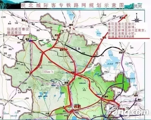 【蚌埠】其他 :皖 际铁路网规划启动 拉进蚌埠与周边城市距离