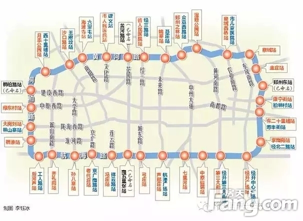 郑州17条地铁线规划 沿线楼盘"抱大腿"涨价?图片