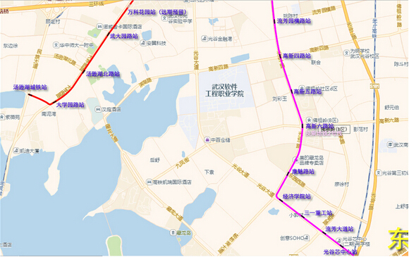 光谷有轨电车t1线预计九月通车 设站23个哪些小区受惠?