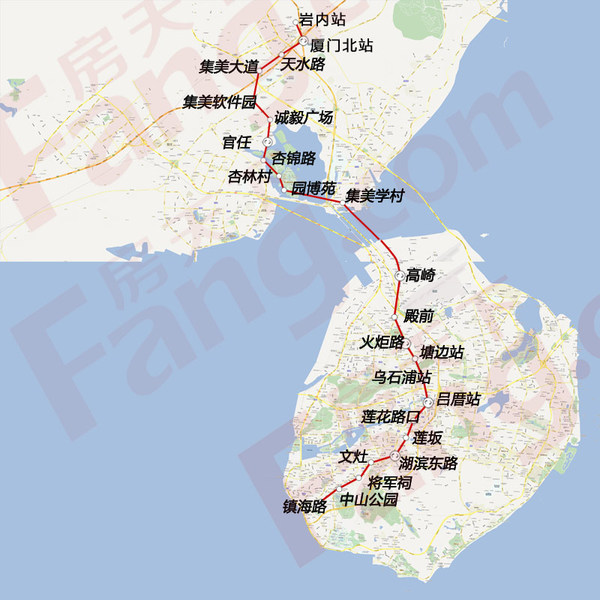 地铁1号线开通在即路线早知道 沿线的小户型-厦门房天下