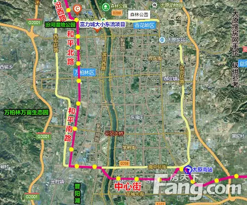 【太原】楼盘软文 :太原 3号线爆规划图 预计年内开建