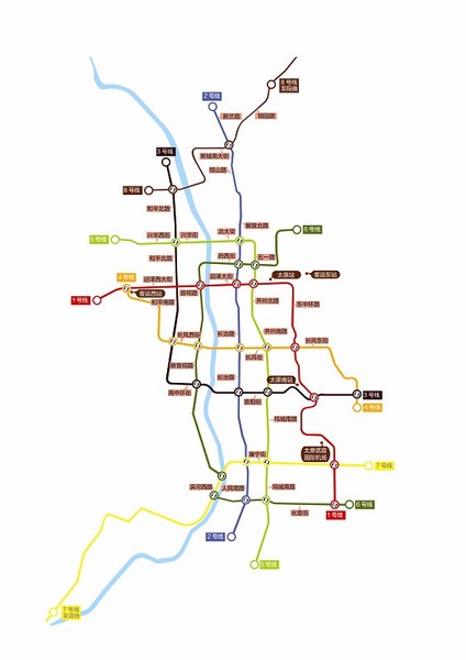 8条线全部建成太原轨道交通将四通八达