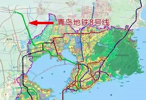 青岛地铁8号线线路图