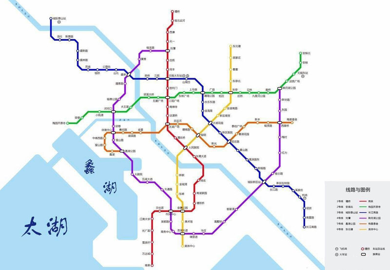 无锡地铁扩编成果终于出炉 3-7号线规划看过来