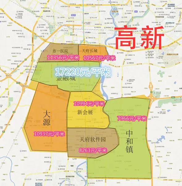2016年5月成都高新区房价走势