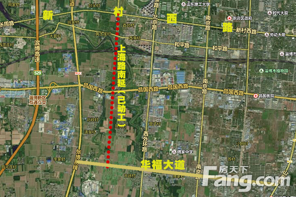 2016全市重大项目之上海路南延工程-淄博新房网-搜房