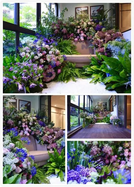 野兽派花艺的每一束花都带着主人的美丽故事,而这款"莫奈花园"也对应