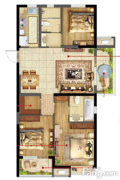 新城香溢紫郡户型图