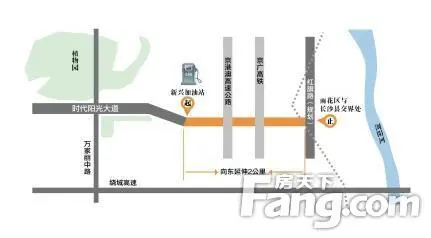 时代阳光大道东延线在建丨立体交通全面升级