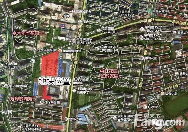 上海市首幅中内环纯住宅地块—【虹口区凉城新村街道073-06号