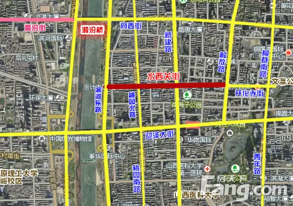 水西关街道路改造工程招标公告-太原新房