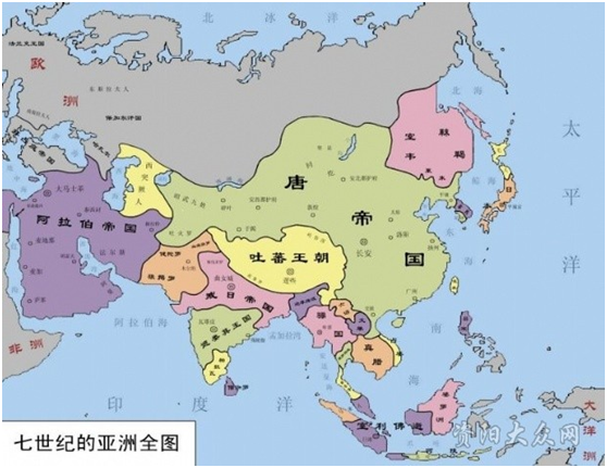 大唐帝国版图图片