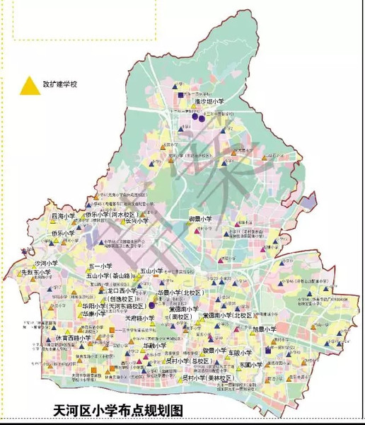 天河区将成为"新建学校大户"