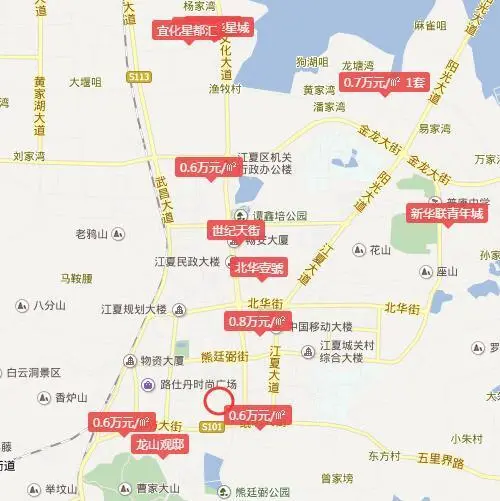 江夏诞生新地王 盘点地王周边有房源楼盘