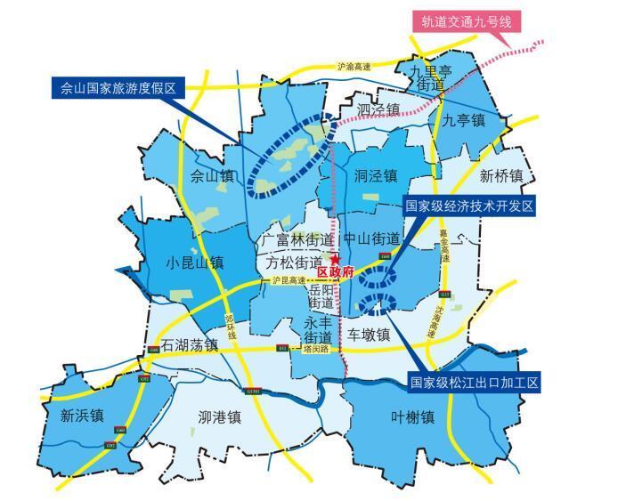 松江区域图