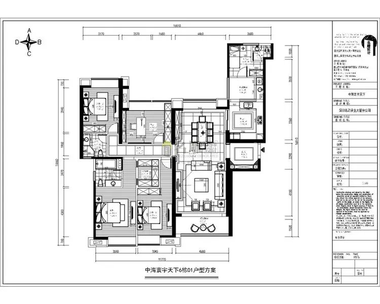 名雕装饰:佛山中海寰宇天下装修案例 感受空间的魅力!