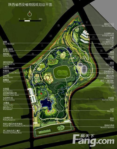 西安新植物园十月将登场 周边楼盘提前预热