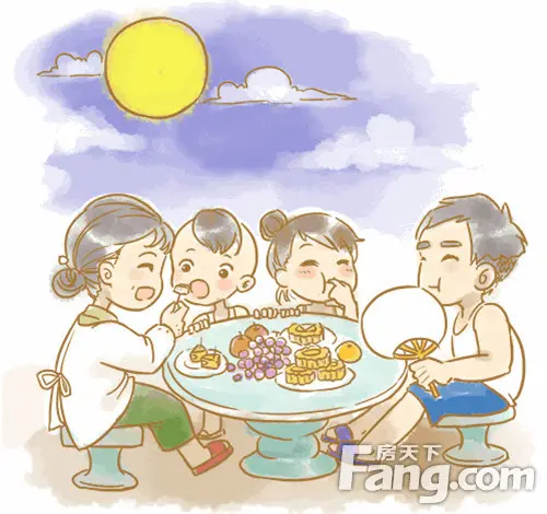 小编记得小的时候, 每到中秋节都要和小伙伴们 去小公园玩灯笼,吃月饼