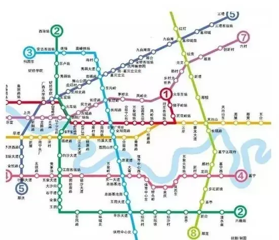 南宁地铁5号线将连通6大片区!这25个站点经过你家吗?