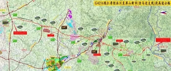 长约157公里;马边支线起于沐川县城附近,止于马边县城附近,长约43公里图片