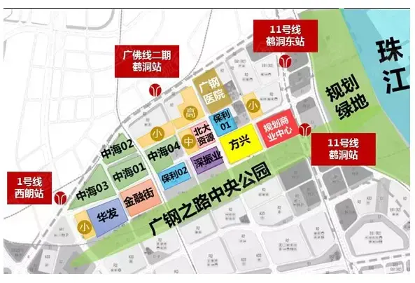 广钢新城规划图