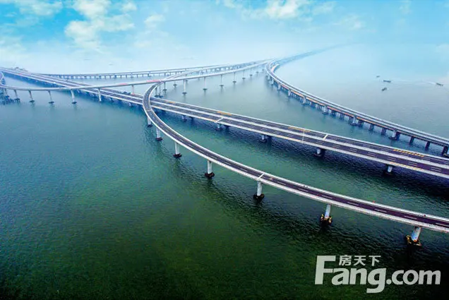 胶州湾大桥胶州接线工程环评 设计双向四车道-青岛房