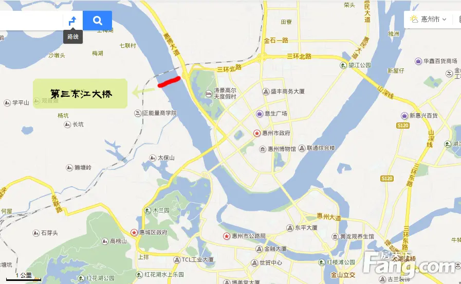 第三东江大桥动工开建 仲恺大道从此告别"肠梗塞"?_房产资讯-惠州搜房网