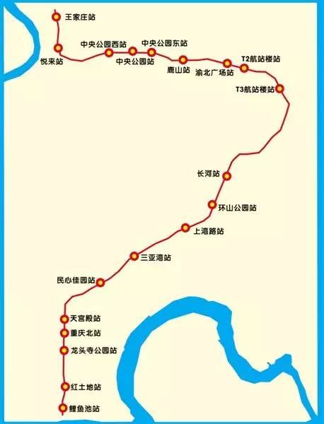 未来的重庆坐拥十八条地铁线