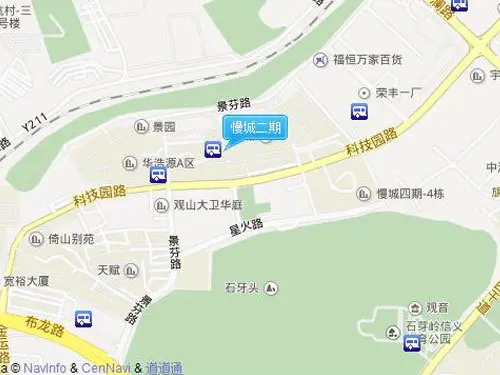 慢城二期交通图