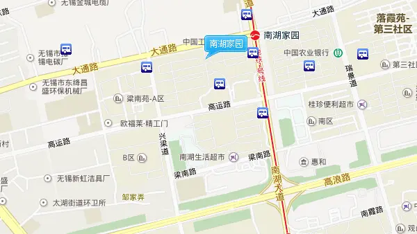 南湖家园交通