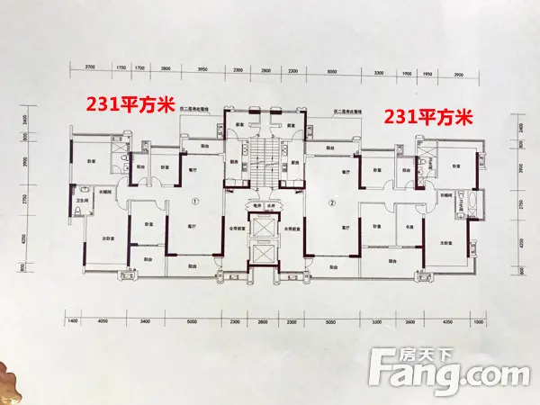 东建锦绣龙湾天墅大户型图