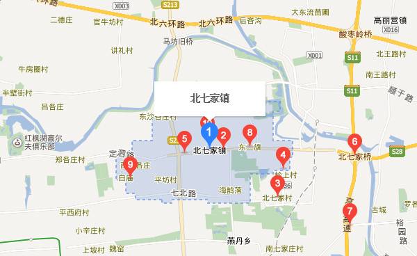 北京市昌平区北七家镇,位于昌平区东南端,毗邻朝阳区,顺义区.
