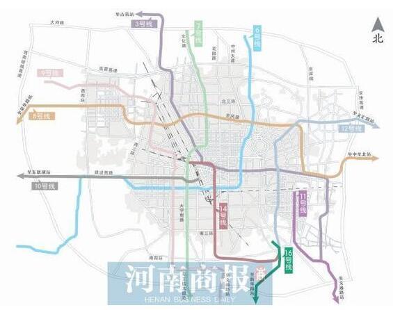 郑州地铁开启“织网模式” 瞅瞅哪条地铁过你家