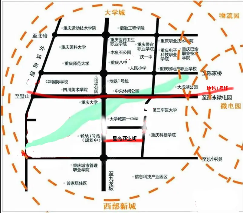 大学城里竟然还有一座城 他叫富力城-重庆新房网-搜房