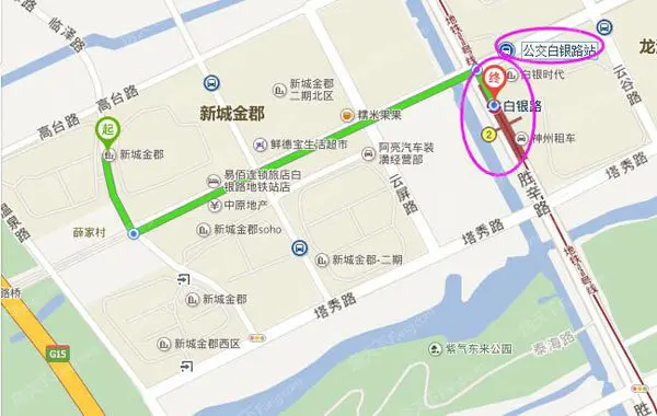 新城金郡地图