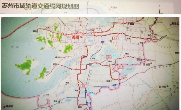 北起吴中区,将在独墅湖南站跟2号线延伸线交汇,之后一路向南,穿过吴江