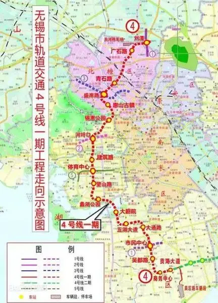 地铁4号线一期工程变更规划 撤销望山路站-无锡