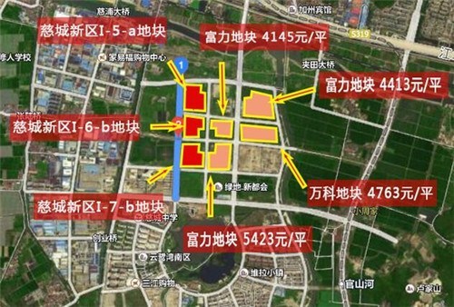 4亿挂牌出让5宗地 江北慈城新区三地抱团出让