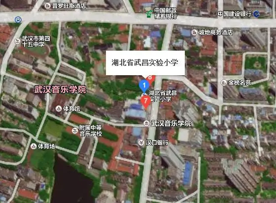 湖北省武昌实验小学地图